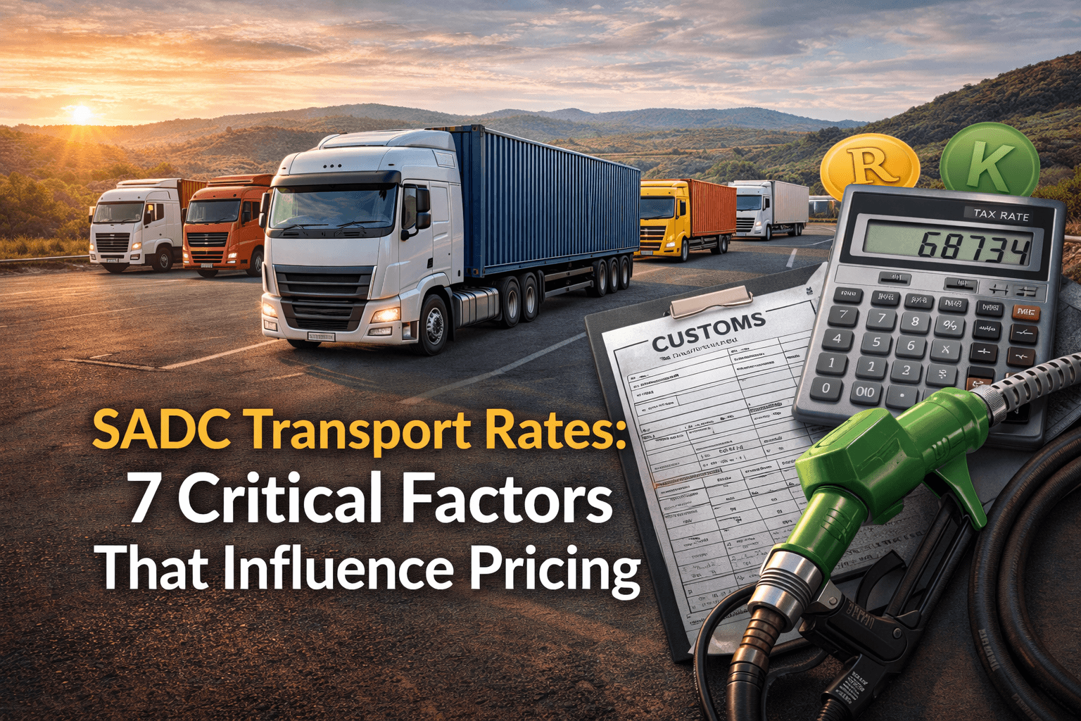 SADC transport rates influenced by fuel costs, border delays and cross-border freight operations in Southern Africa.