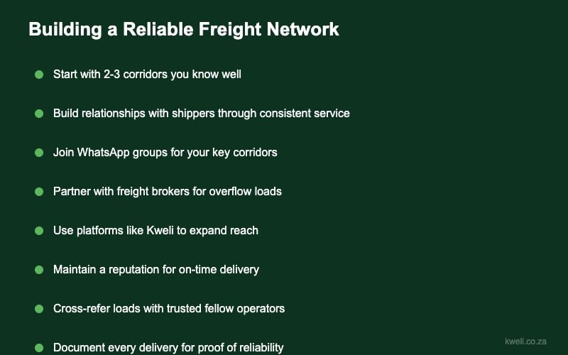 Steps to building reliable freight networks in Africa