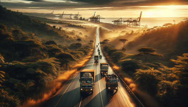 Beira Corridor loads — truck travelling the freight route from South Africa to Mozambique