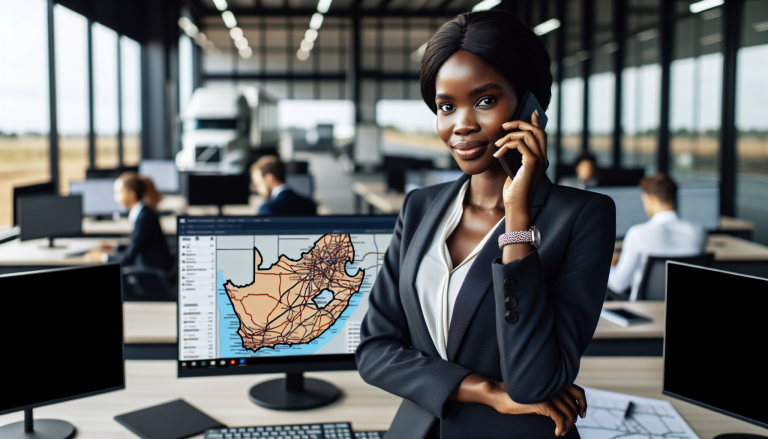 How to become a freight broker in South Africa — logistics professional at a freight office