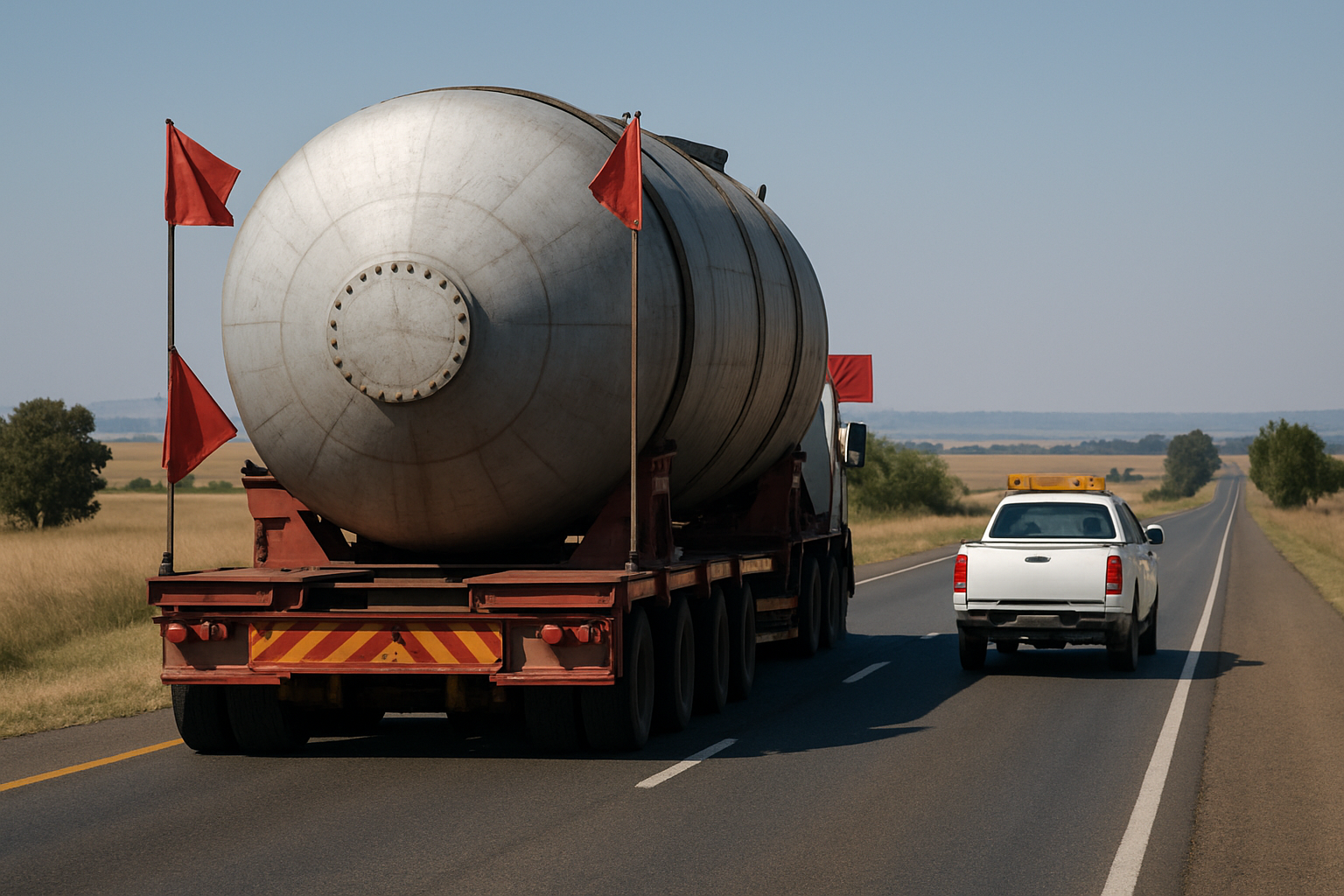 Abnormal Load Escorts, Flags and Warning Lights: What the Permit Requires